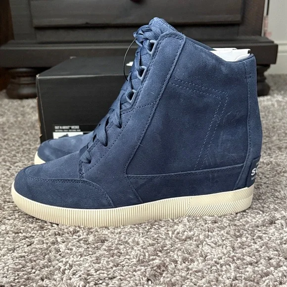 Sorel Blue Women's Sneakers - Picture 2 of 6